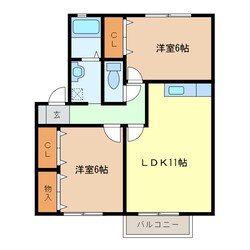 ウィルモア小野の物件間取画像